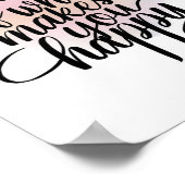 幸せになるようなことをもっと行う ポスター (角)