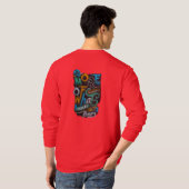 「幸せになるようなことをもっと行え」 Tシャツ (裏面フル)