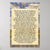 幸せになる方法 ポスター (正面)