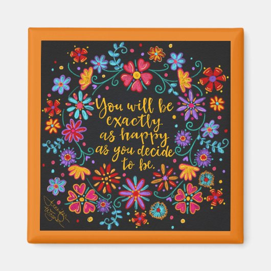 幸せになる決心をする マグネット (正面)