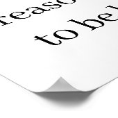 幸せになる美しい理由 |ミニマル引用文 ポスター (角)