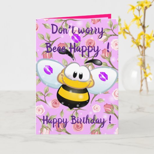 幸せになる カード (黄色い花)