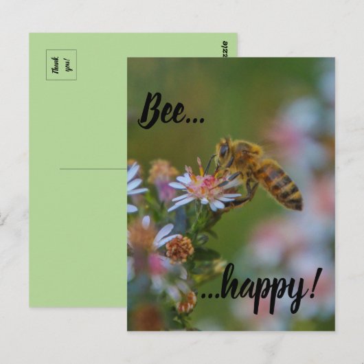 幸せになる ポストカード (正面/裏面)