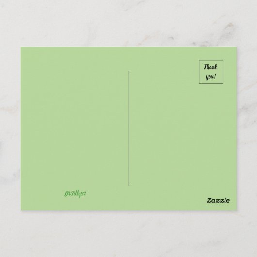 幸せになる ポストカード (裏面)