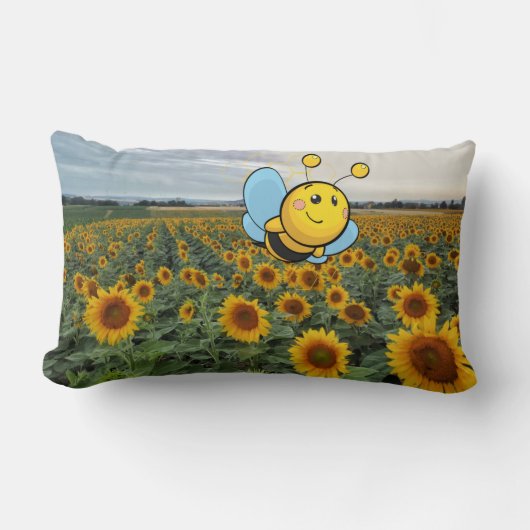 幸せになる ランバークッション (正面)