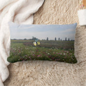 幸せになる ランバークッション (ブランケット)