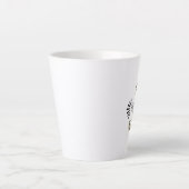 幸せになる |ヴィンテージ色ハニービー カフェラテマグ (正面)