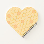 幸せになる |ヴィンテージ色ハニービー ノートブック (裏面)