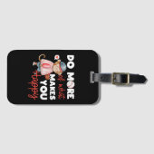 幸せになれるより多くを行う – 野球 ラゲッジタグ (正面横)