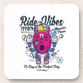 幸せになれる完璧な日 おもしろいMonster at peace コースター (正面)