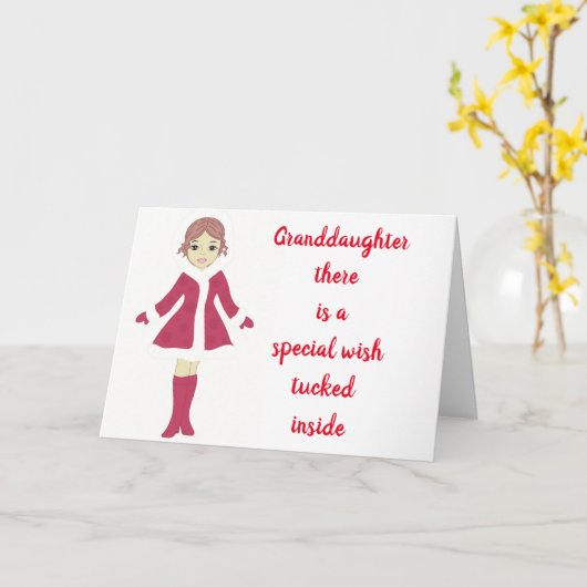 幸せになれる**孫** カード (黄色い花)