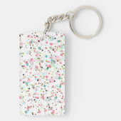 「幸せになれ明るくしなさい。君だ。」 引用文かわいらし点 キーホルダー (裏面)