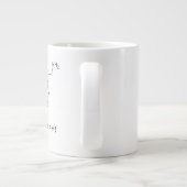 幸せになれ特大マグカップ ジャンボコーヒーマグカップ (裏面)