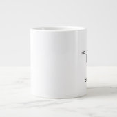 幸せになれ特大マグカップ ジャンボコーヒーマグカップ (正面)