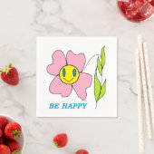 「幸せになれ」の花 スタンダードカクテルナプキン (インサイチュ)