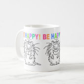 幸せになれ!マグ コーヒーマグカップ (正面左)