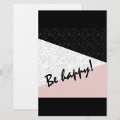 幸せになれ 便箋 (正面/裏面)