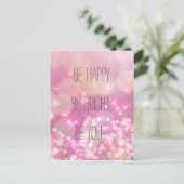 幸せになれ。明るくせよ。Be You 感動的Postkage ポストカード (スタンド正面)