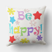 幸せになれ、色数々の付き アウトドアクッション (裏面)