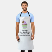 幸せにはなれな買いが、カップケーキを焼くことを禁止する! エプロン (着用した状態)