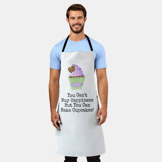幸せにはなれな買いが、カップケーキを焼くことを禁止する！ エプロン (着用した状態)