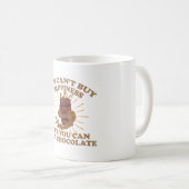 幸せにはなれ買ないが、チョコレートで買きる コーヒーマグカップ (正面右)