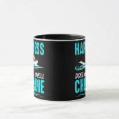 幸せには塩素系男性の女性の臭いがある マグカップ (中央)