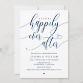 幸せにも後から、リハーサルディナー 招待状 (正面)