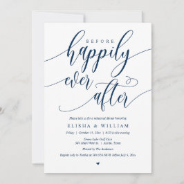 幸せにも後から、リハーサルディナー 招待状