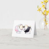 幸せにも、絶結婚対に カード (黄色い花)