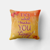 幸せに作るものがして下さい クッション (裏面)