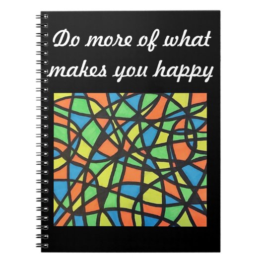 幸せに作るものがの多くをして下さい ノートブック (正面)