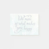 幸せに作るものがの多くをして下さい ポストイット (正面)