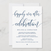 幸せに暮らすお祝い, 黒, 秘密結婚 招待状 (正面)