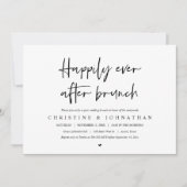 幸せに暮らすためのブランチ招待状（結婚式後） 招待状 (正面)