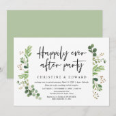 幸せに暮らすパーティー, 結婚式の秘密の式 招待状 (正面/裏面)