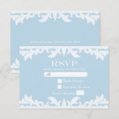 幸せに暮らす ウェディング ストーリーブック 招待状 返信カード (正面/裏面)