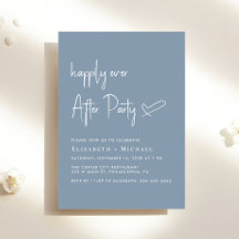 幸せに永遠に ダスティーブルー結婚式の披露宴