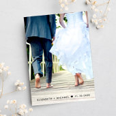 幸せに永遠に フォト ダスティーブルー レセプション 招待状