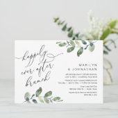 幸せに満ちたアフターブランチパーティーグリーンイープメント 招待状 (スタンド正面)