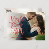 幸せに満ちたホリデーシーズンを！ フォトホリデーカード | サンクス シーズンポストカード (正面/裏面)