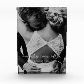 幸せに満ちた幻想的なウェディング フォトブロック (正面)