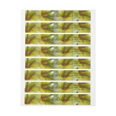 幸せに満ちた日を守る ラップアラウンド宛名ラベル (シート)