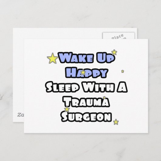 幸せに目を覚ます…トラウマ外科医と睡眠 ポストカード (正面/裏面)