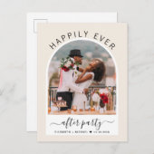 『幸せに続くパーティーアーチ結婚写真』 案内ポストカード (正面/裏面)