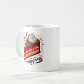 幸せのスライスD1 コーヒーマグカップ (正面左)