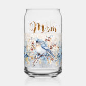 幸せのブルーバード ガラス缶 (正面)