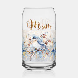 幸せのブルーバード ガラス缶