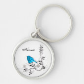 幸せのブルーバード キーホルダー (正面)
