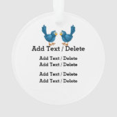 幸せのブルーバード – バックオーナメントを参照 オーナメント (裏面)